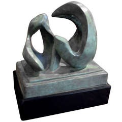 Bronze Abstract Sculpture by Artist Martin Holmes