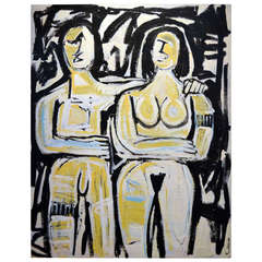 Abstract Figurative Painting by Kenneth Joaquin Abstract Figurative Painting by Kenneth Joaquin