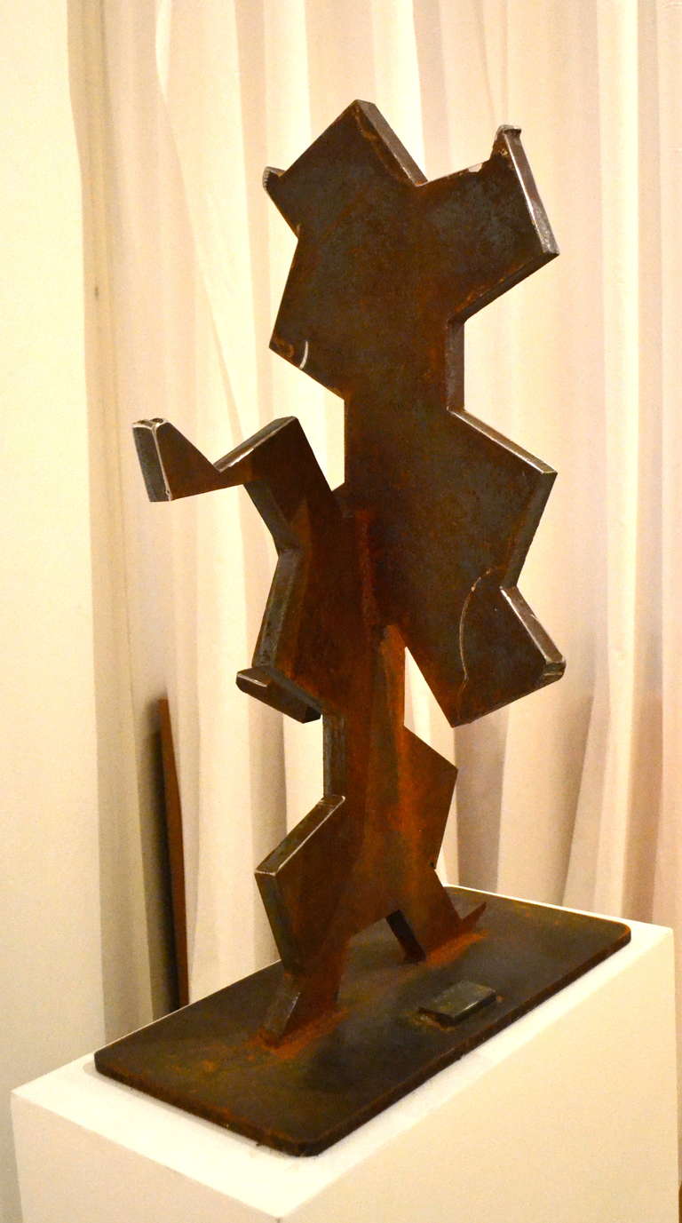 Abstract Steel Sculpture by Simi Dabah For Sale 4