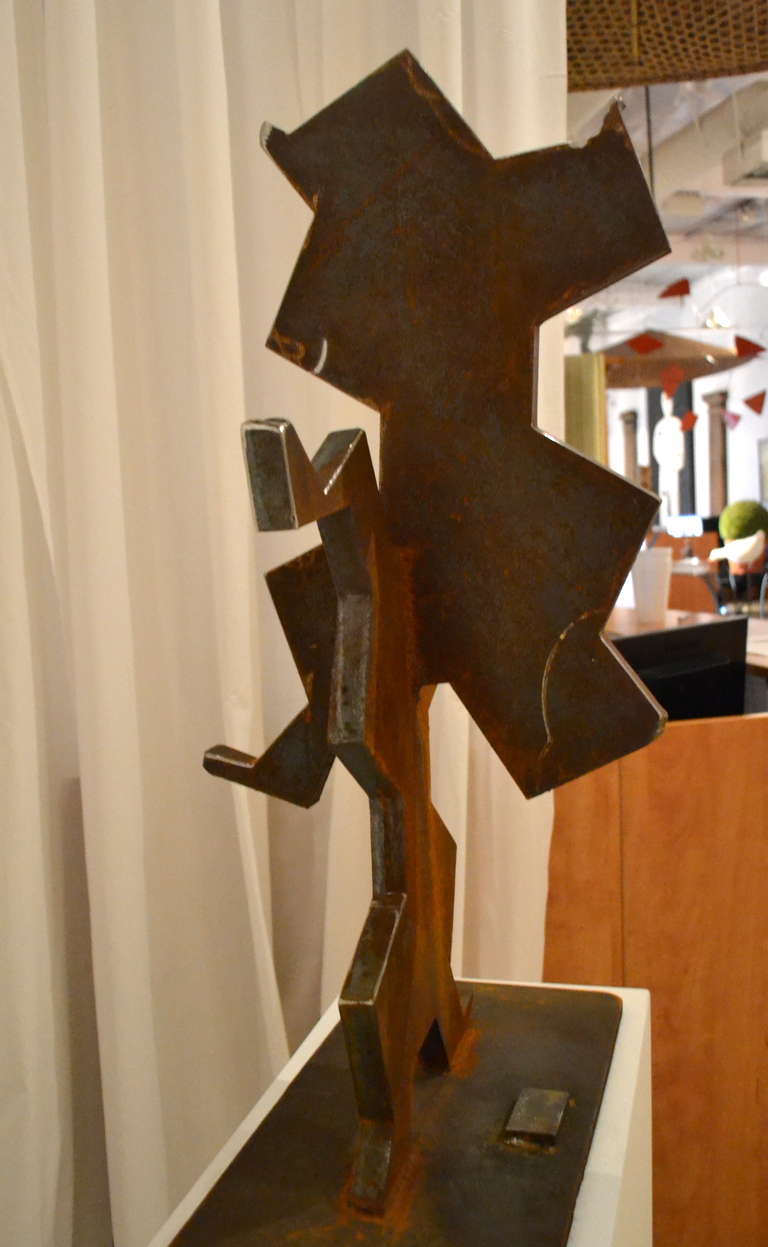 20th Century Abstract Steel Sculpture by Simi Dabah For Sale