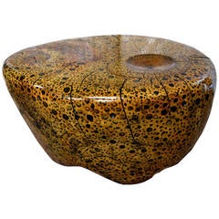 Cottonwood Leopard Design Table or Seat by Daniel Pollock