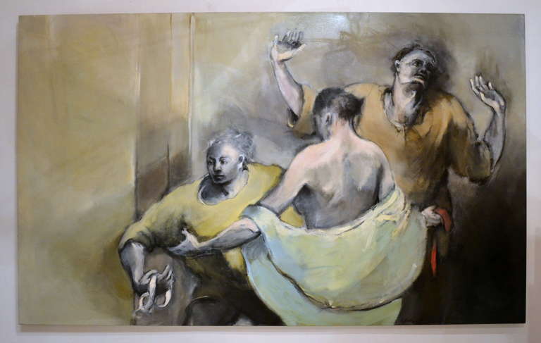 Large Abstract Figurative Painting