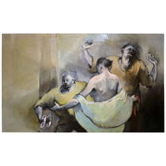 Large Abstract Figurative Painting