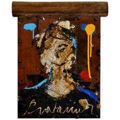 Abstract Portrait by Vladimir Prodanovich on Copper