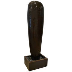 Abstract Bronze Sculpture Fountain by Archie Held