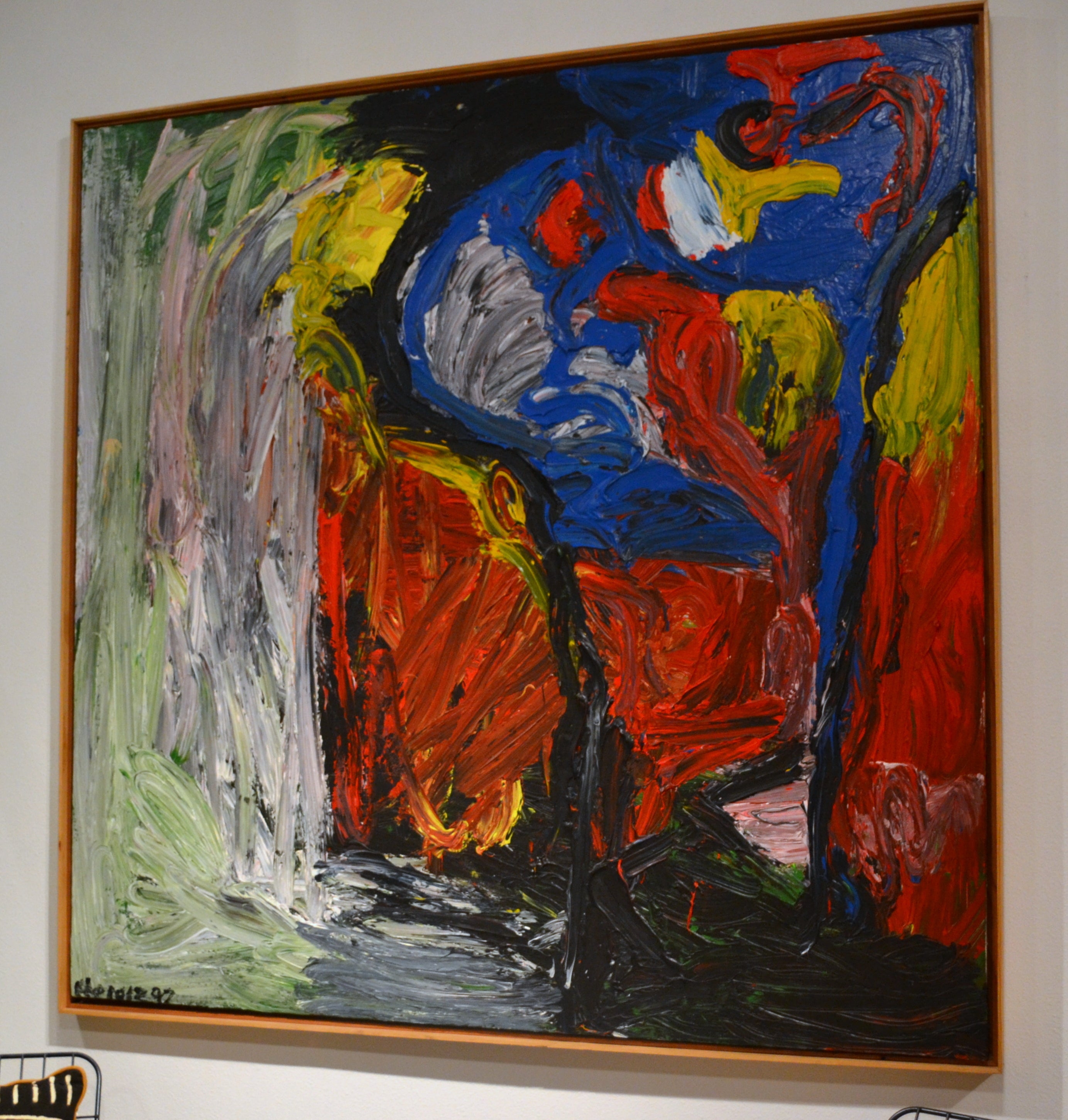 Huge Abstract Expressionism at its Finest by Phe Ruiz For Sale