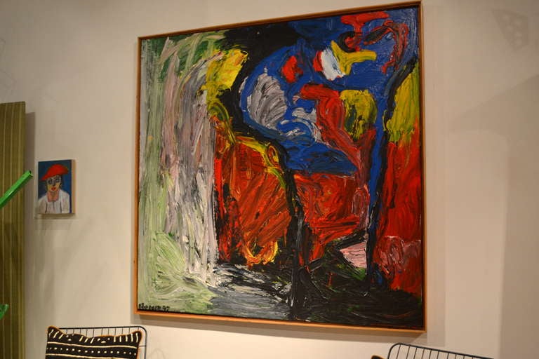 Huge Abstract Expressionism at its Finest by Phe Ruiz In Excellent Condition For Sale In Cathedral City, CA