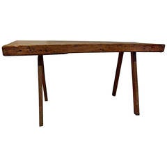 Vintage Reclaimed Wood Console Table