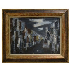 Abstract City Scape Painting by Pierre Bosco
