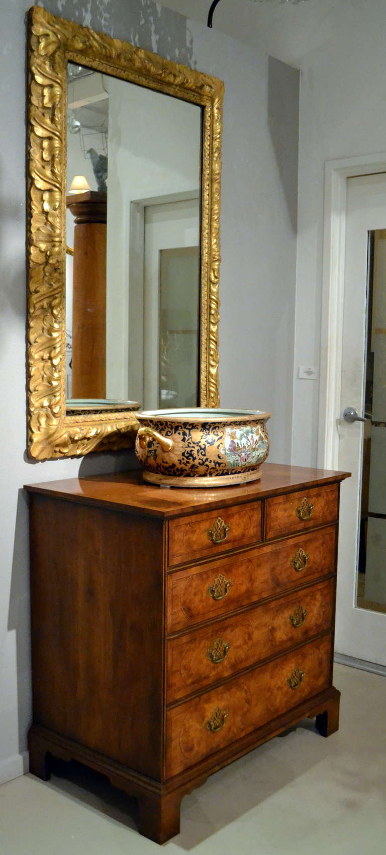 Impressive 19th Century Carved Wood and Gilt Mirror 3