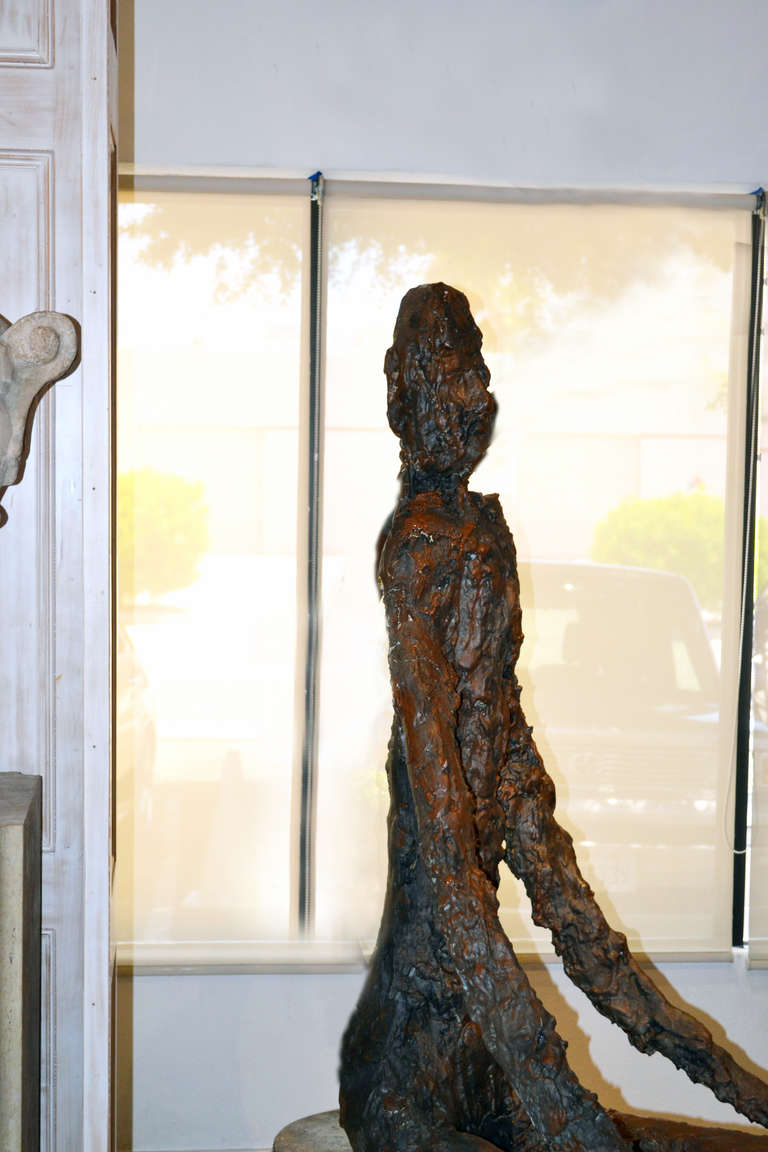 Huge Abstract Seated Figure by Vladimir Prodanovich In Good Condition In Cathedral City, CA