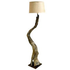 Unique Driftwood Floor Lamp by Gary Johnson