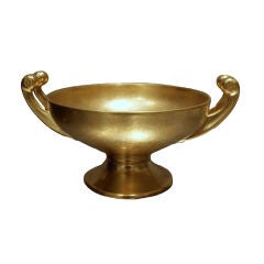Vintage Gold Leaf Encrusted Center Bowl