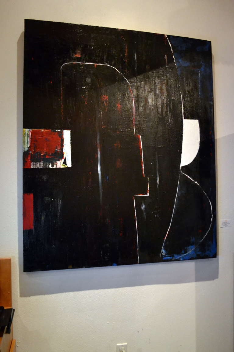 Impressive Abstract Painting by Scott Donadio In Excellent Condition For Sale In Cathedral City, CA