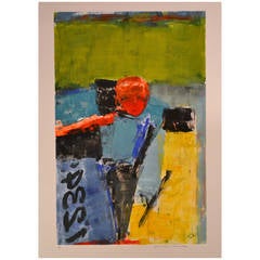 Abstract Monoprint by Carole Hicks 12