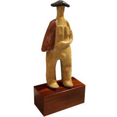 Terracotta Pottery Figure of a Matador