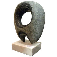 Abstract Serpentine Sculpture by Scott Donadio