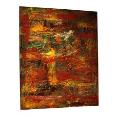 Abstract Painting on Aluminum by artist "Paulden"