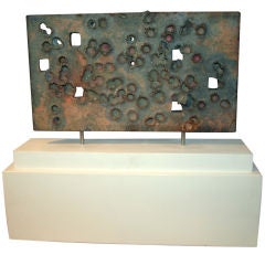 Steel Remnant made into an Abstract Sculpture