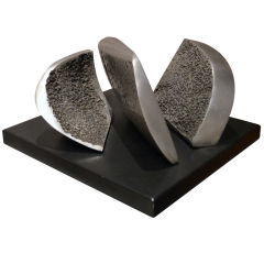 Mid-Century Abstract Aluminum Sculpture by James Myford