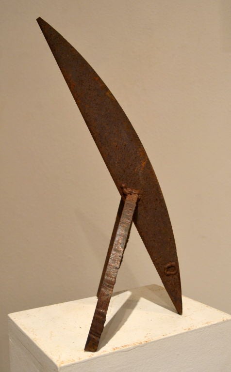 Welded Steel Abstract Sculpture by artist Jeff Owen For Sale 3