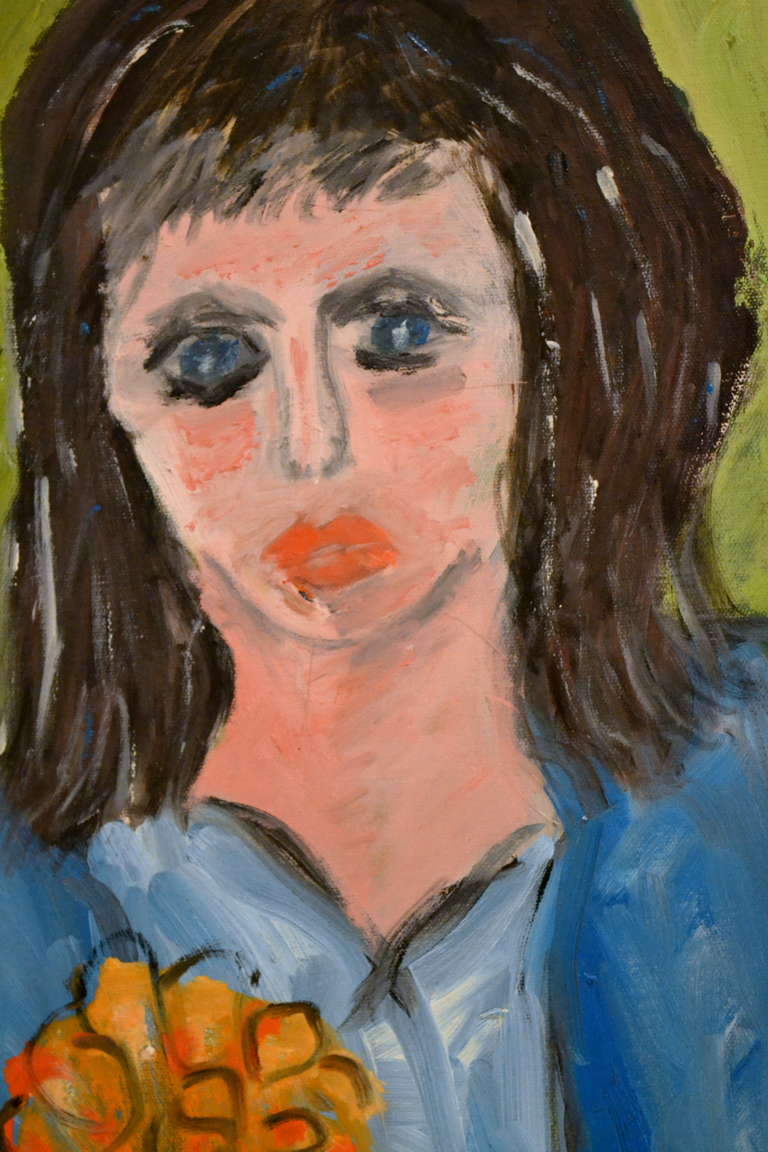 Female Abstract Portrait by JoAnne Fleming at 1stdibs