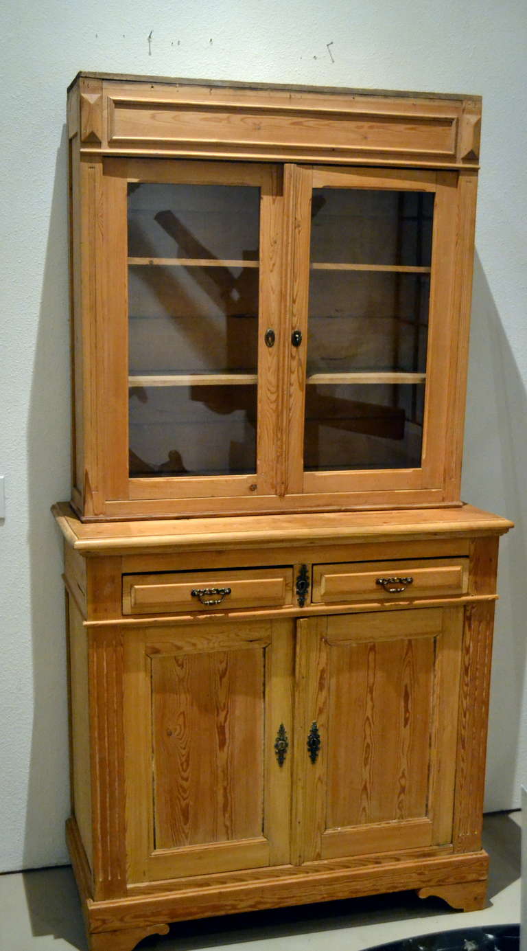 20th Century Victorian Style Pine Cabinet