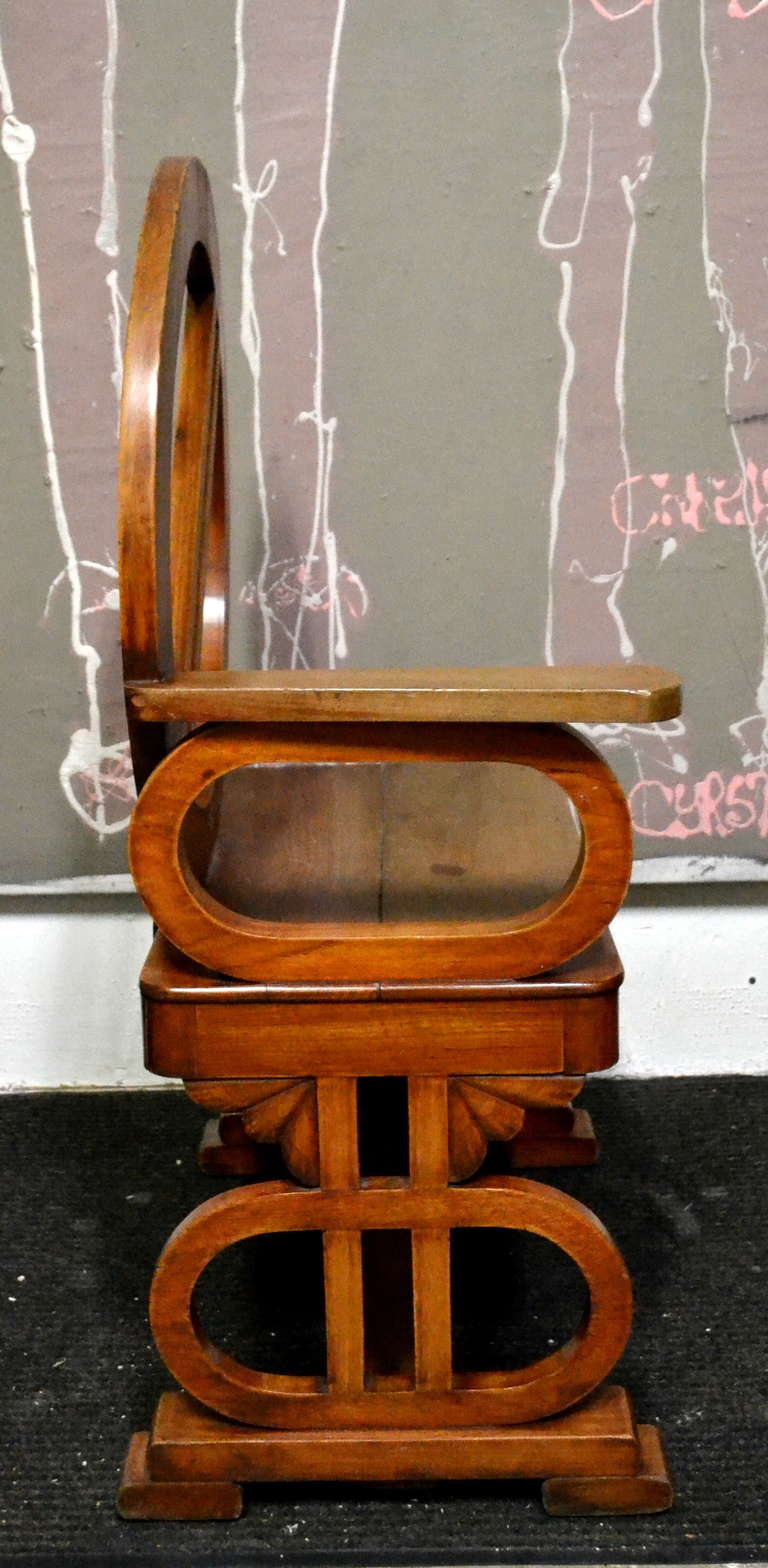 19th Century Highly Unusual One-Armed Chair
