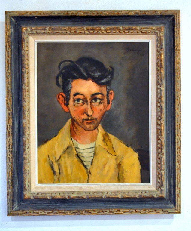Expressionist Portrait Painting by Albert Serwazi 3