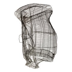 Abstract Torso made of Heavy Wire by Christopher Shoemaker 6