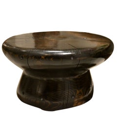 Vintage Wood Sculptural Table by Daniel Pollock