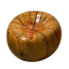 Siège en bois sculpté unique en son genre par Daniel Pollock
