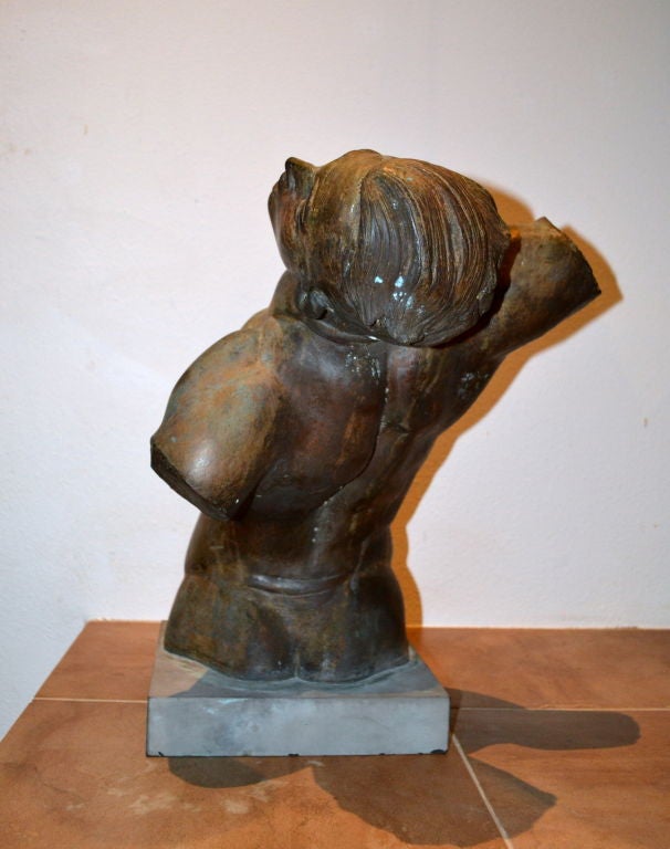 Important Sculpture of a Bronze Figure by George Demetrios 2