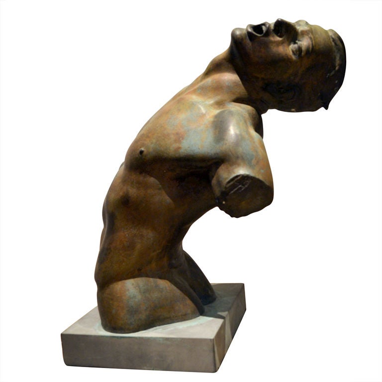 Important Sculpture of a Bronze Figure by George Demetrios