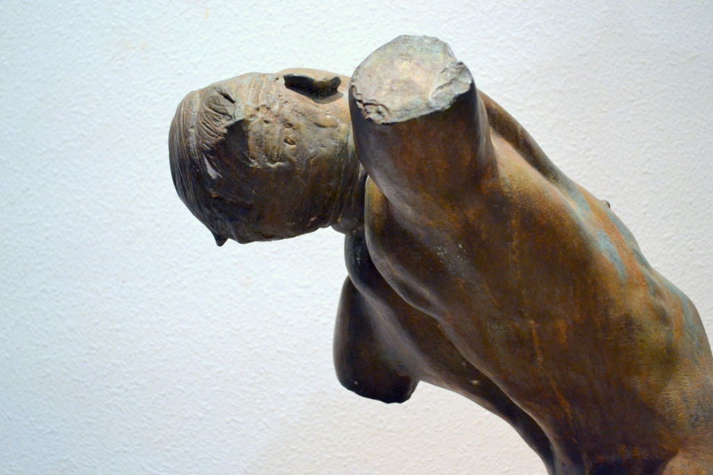 Important Sculpture of a Bronze Figure by George Demetrios In Excellent Condition In Cathedral City, CA