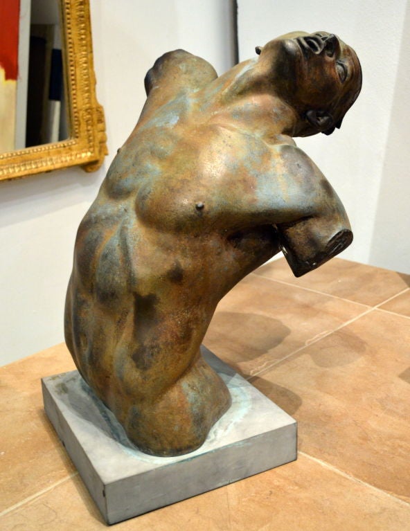 Important Sculpture of a Bronze Figure by George Demetrios 5