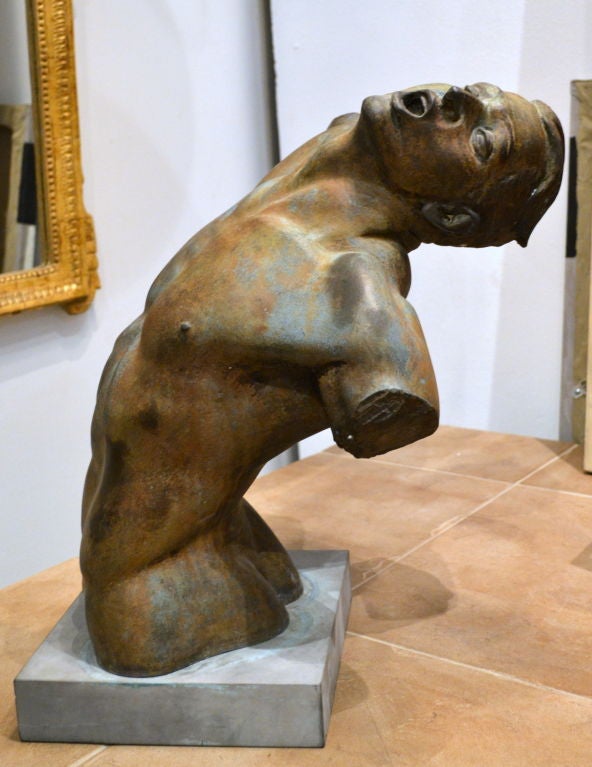 Important Sculpture of a Bronze Figure by George Demetrios 3
