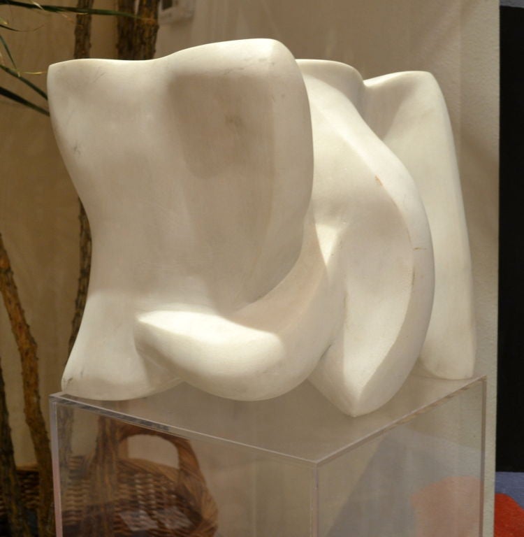Impressive Abstract Marble Sculpture by artist Everett Ball