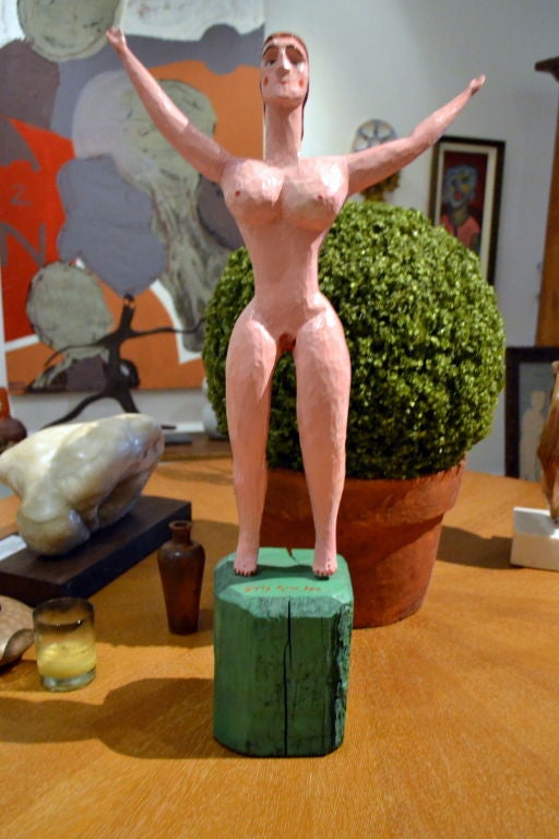 Folk Art Female Figurative by Edward Larson 2