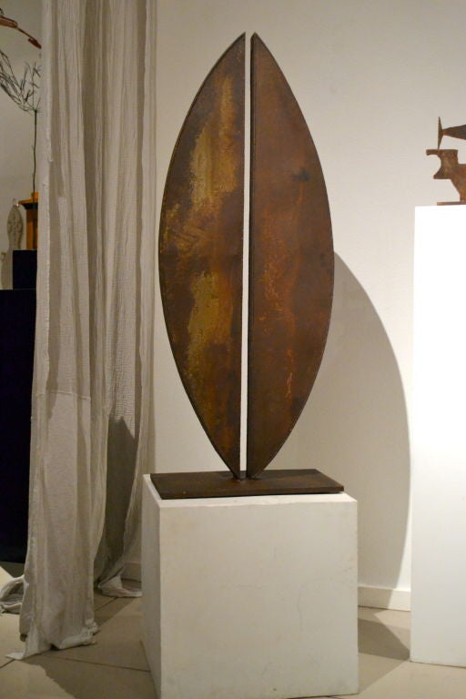 Abstract Steel Sculpture by Scott Donadio For Sale 1