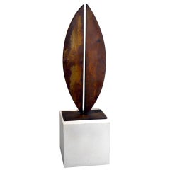 Abstract Steel Sculpture by Scott Donadio