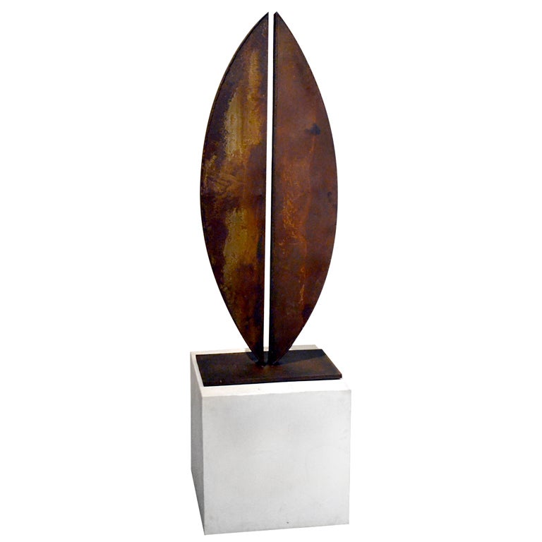 Abstract Steel Sculpture by Scott Donadio For Sale