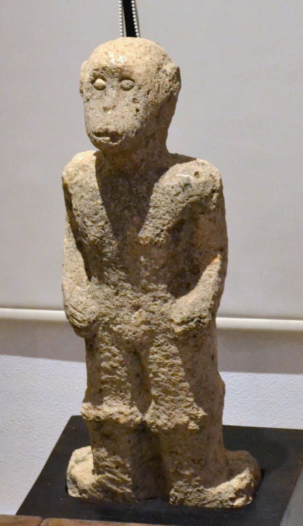 Ancient Stone Figure of a Monkey