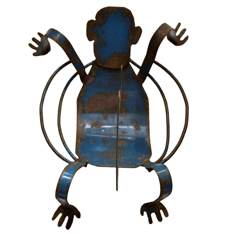 Metal Monkey Basket