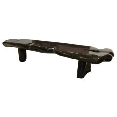 Vintage Wood Bench by Daniel Pollock