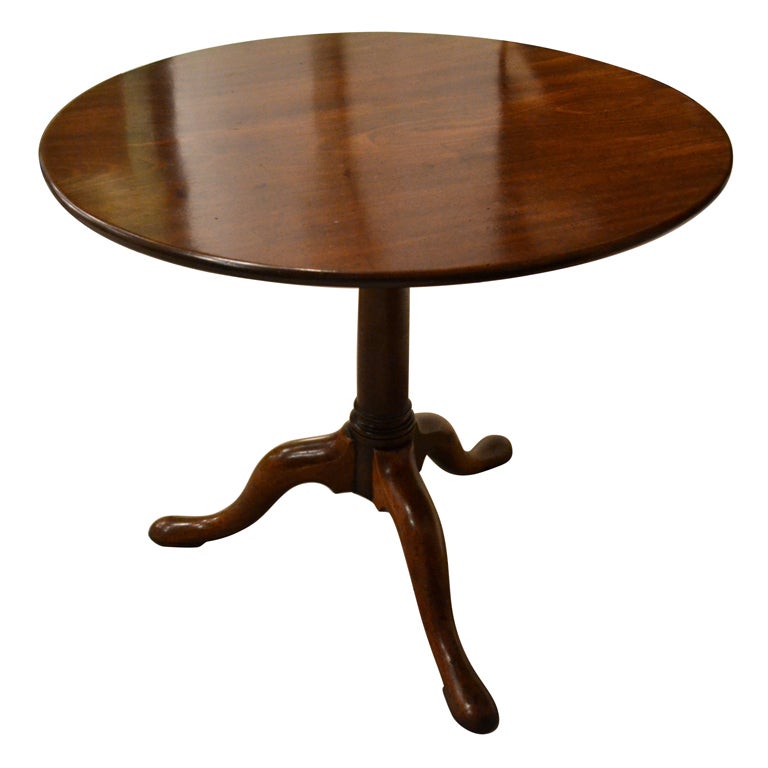 Antique Georgian Tilt Top Circular Table