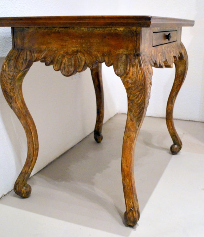 20th Century Baroque Console Table