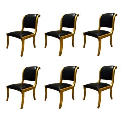 Six Original Michael Taylor Dining Chairs