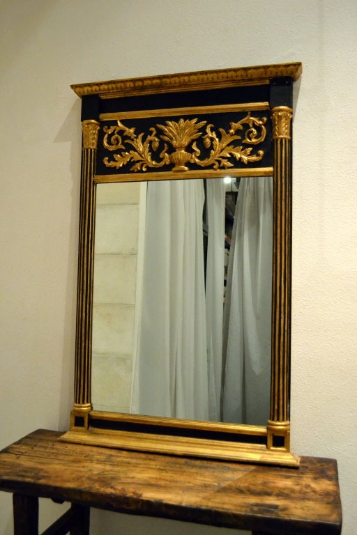 French Neo-Classic Empire Style Mirror For Sale
