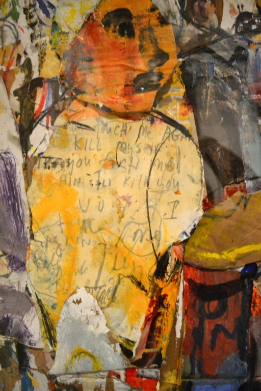 American Abstract Figurative Collage by Jim Bloom